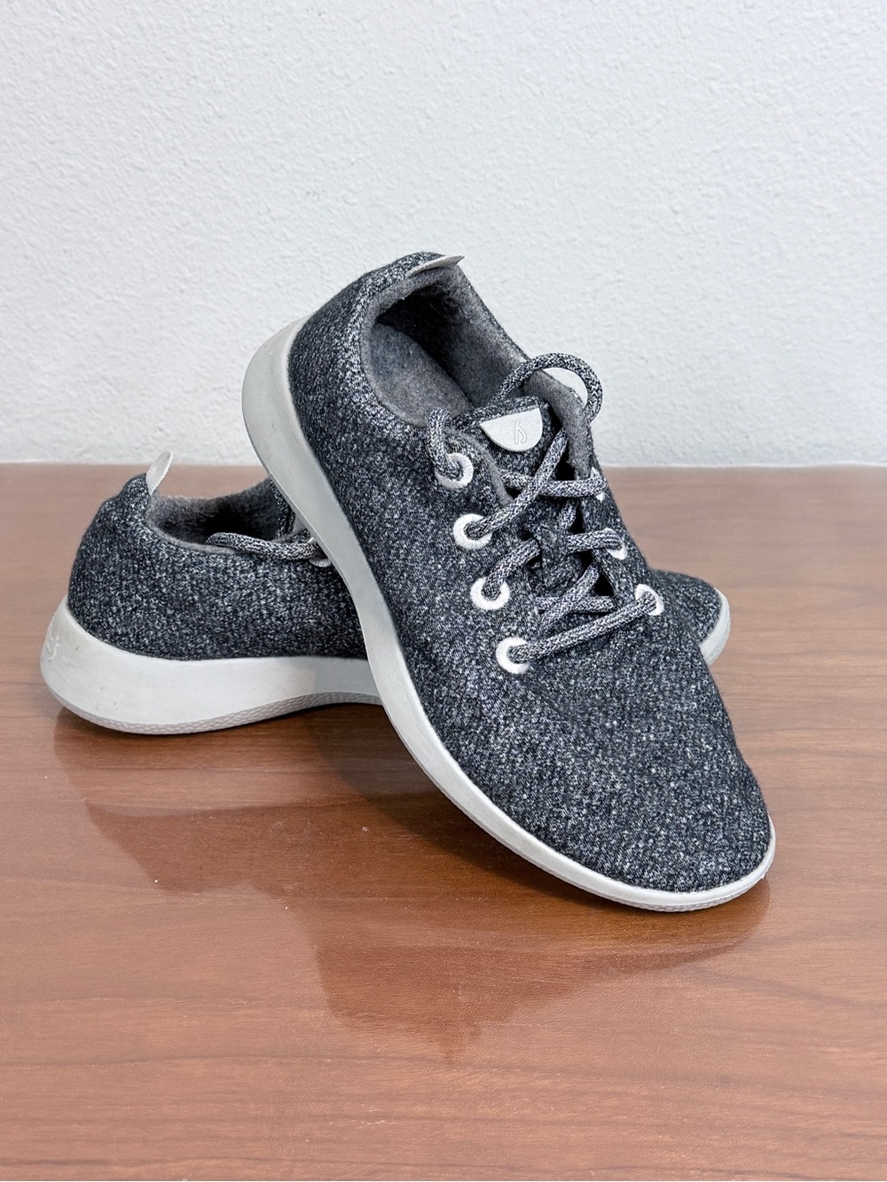 allbirds Women's Wool Runners Charcoal Knit Sneakers 9
